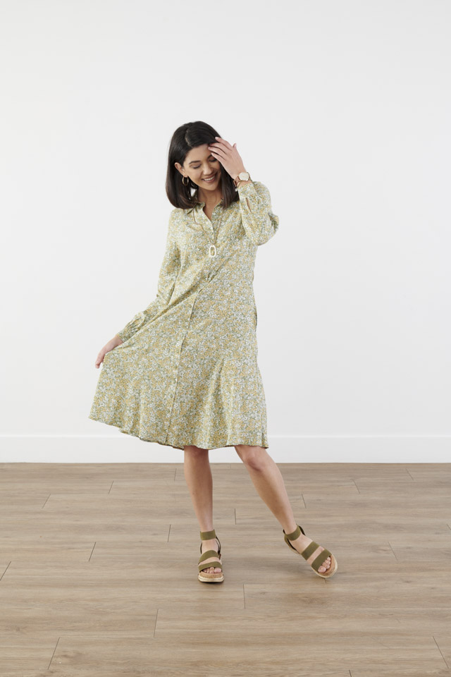 Collar Neck Dress Sweet Salt Clothing